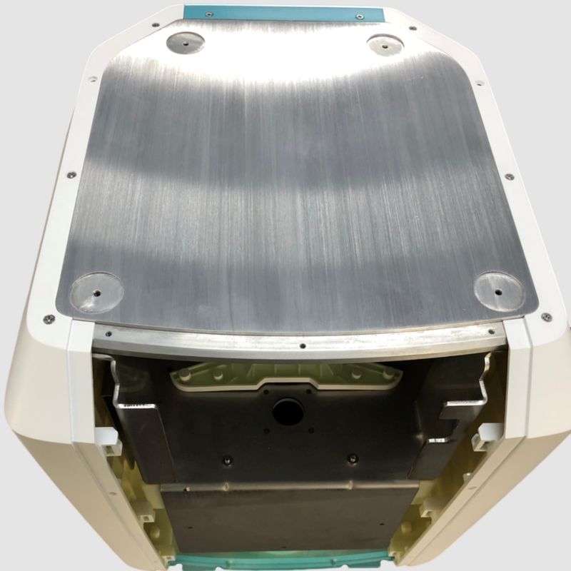 Fusão a vácuo Alumínio Rapid Prototyping In Aerospace Silver Color